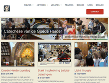 Tablet Screenshot of catechesegoedeherder.nl